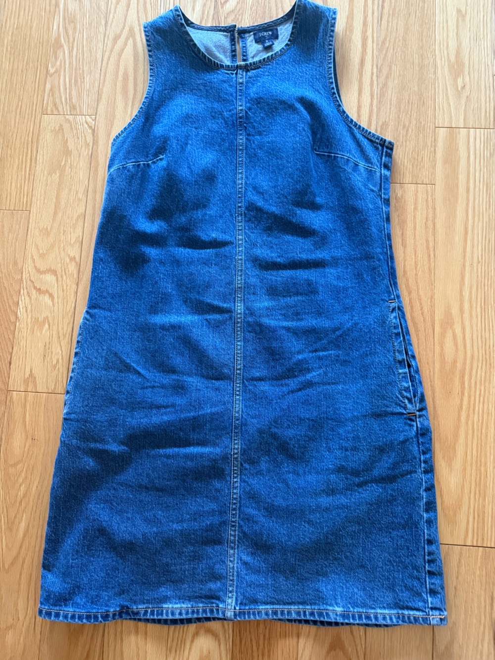 J. Crew      Ladie’s Deep Blue Relaxed Denim Jean dress